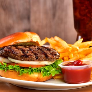 1. Classic Hamburger Meal