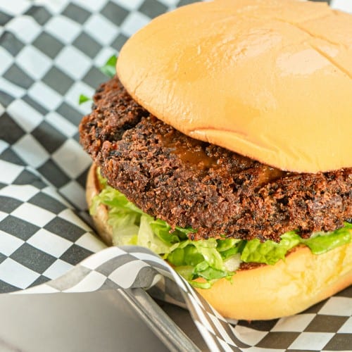 Veggie Burger Basket.