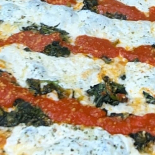 Grandpa Pizza (Thin Crispy Square).