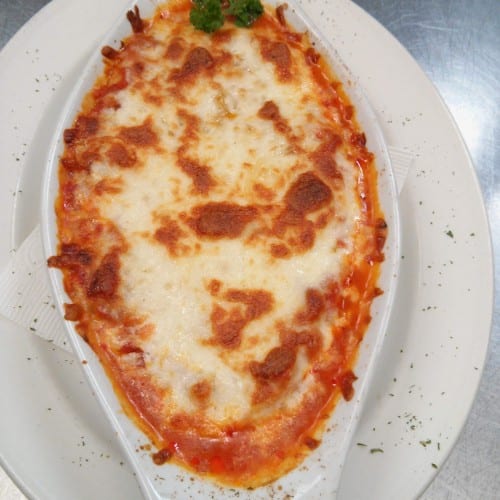 Ravioli with Tomato Sauce.