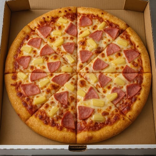 Hawaiian Pizza Texas Pizza.
