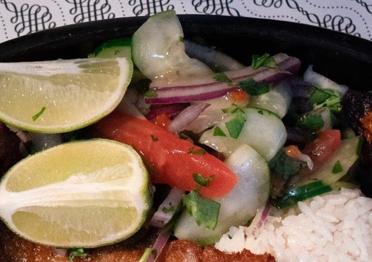 Orden de ensalada/ order of salad.