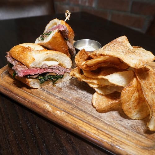 Steak Sammy Sandwich.