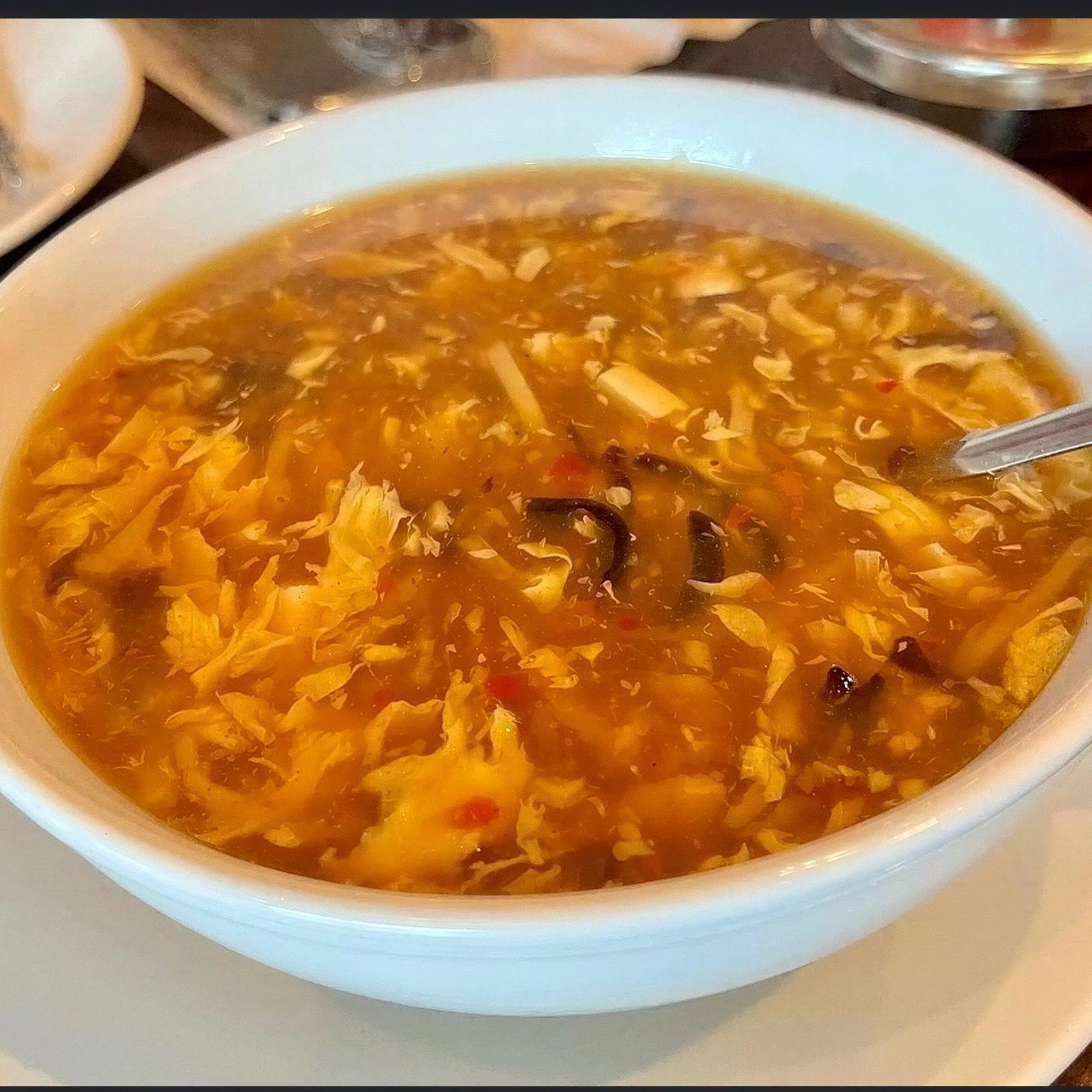 Chicken Hot N Sour Soup.