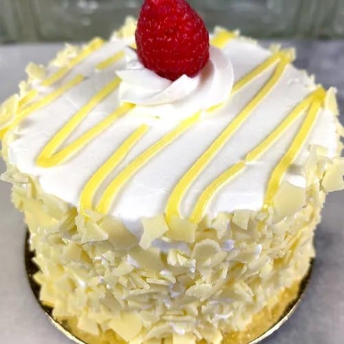 Lemon Raspberry Cake-Individual.