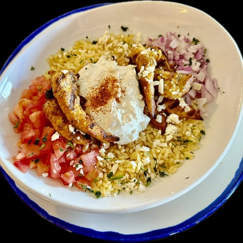 Greek Chicken Bowl  Lunch.