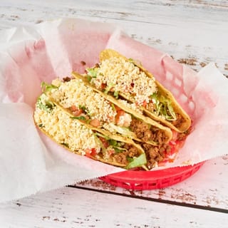 3 Beef Tacos