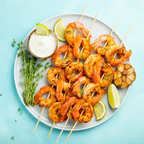 Grilled Shrimp.