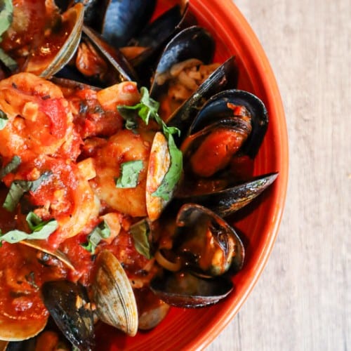 Linguini Fra Diavolo.