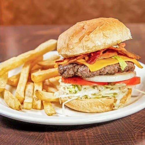 Bacon Cheese Burger.