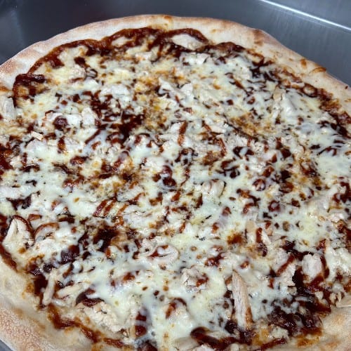 BBQ Chicken Pizza.