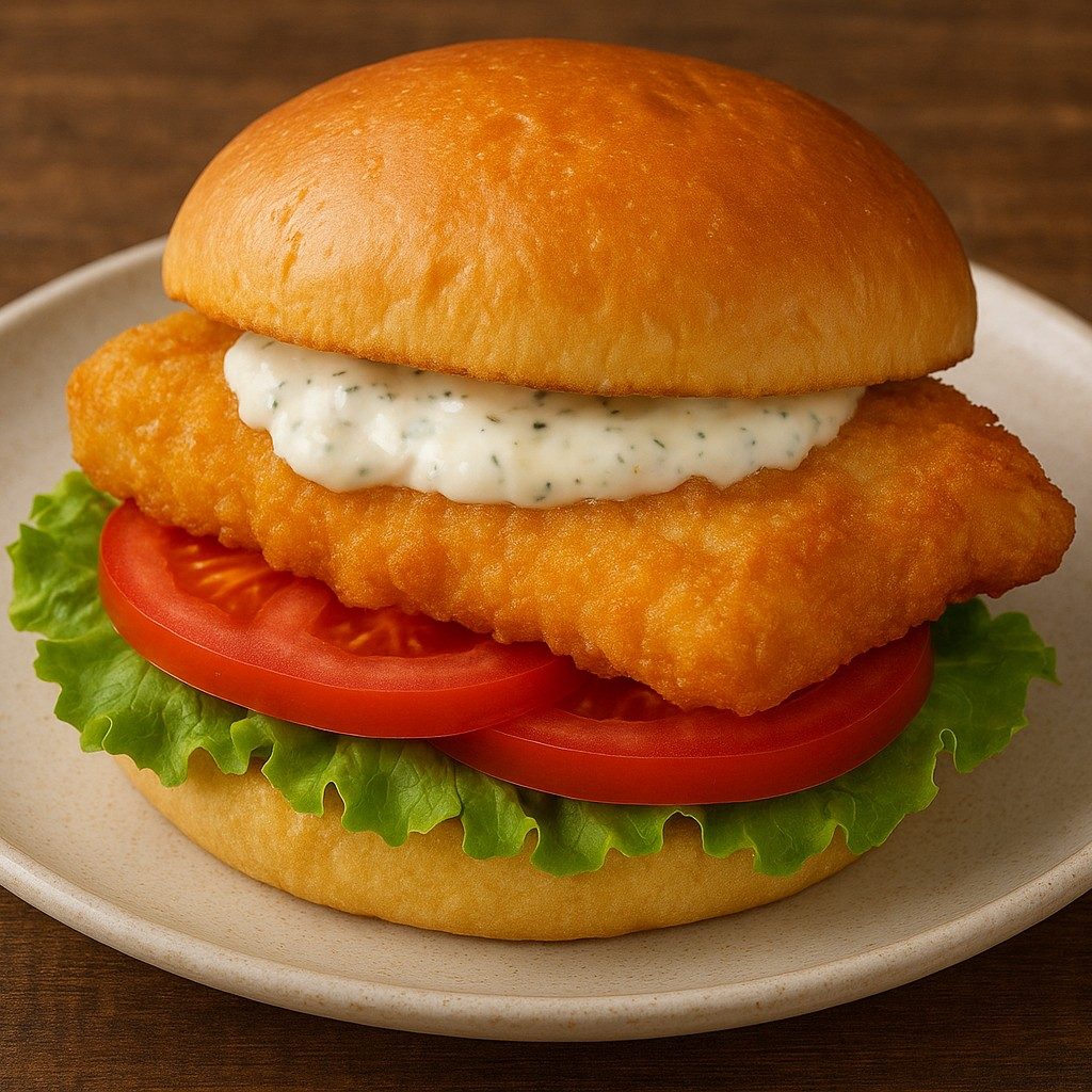 Alaskan Cod Sandwich.