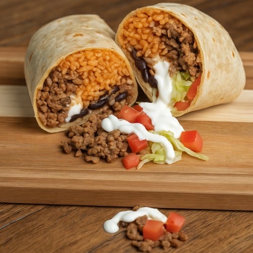 Carne Picada Burrito (Beef).