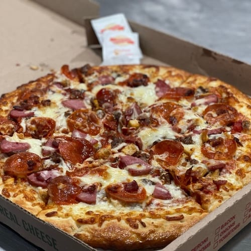 The Carnivore Texas Pizza.