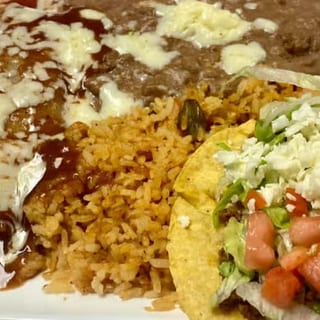 A. One Beef Taco & One Cheese Enchilada Combo