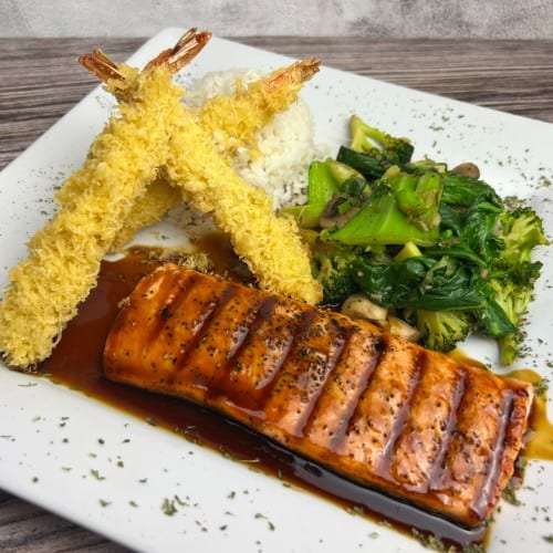 Salmon Teriyaki.
