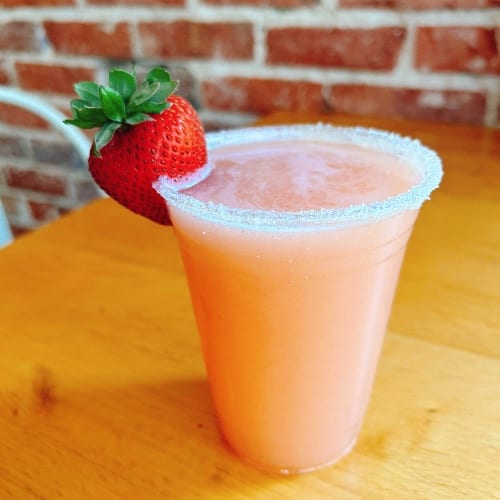 Strawberry Agua Fresca.