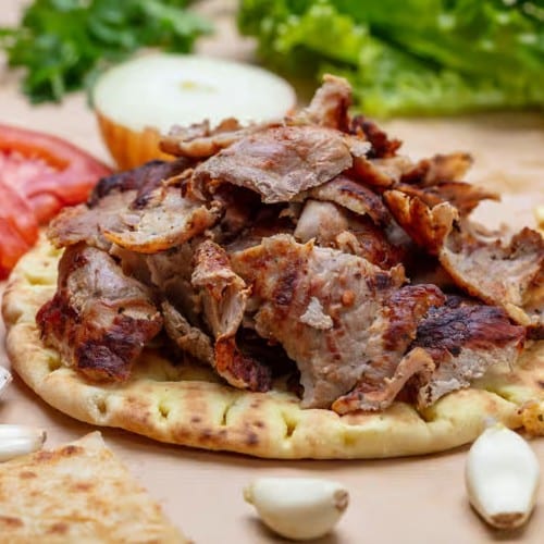 Beef Shawarma Platter.