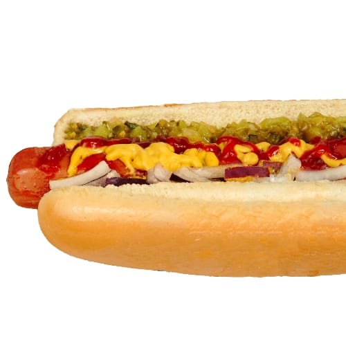 Jumbo Dog Sandwich.