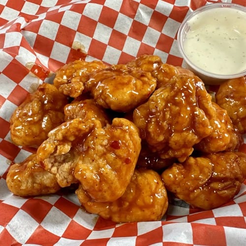 Half Pound Boneless Wings.