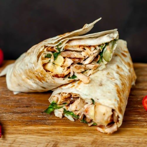 Chicken Caesar Wrap.