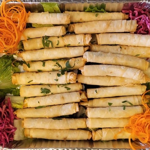 Phyllo Rolls (BEEF) Tray.