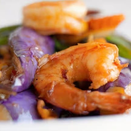 Spicy Eggplants and Mushroom / ผัดมะเขือ.