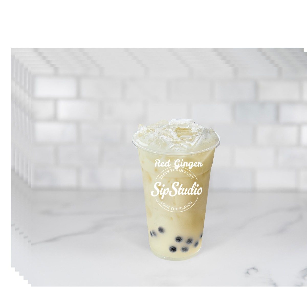 Jasmine Blossom Milk Tea.