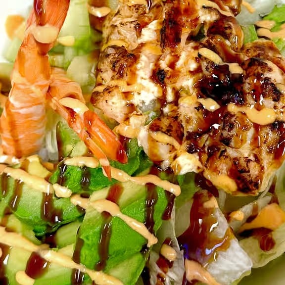 GF Baked Poke Bowl (Popular).