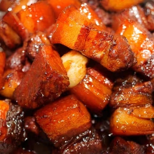 Braised Pork Belly.