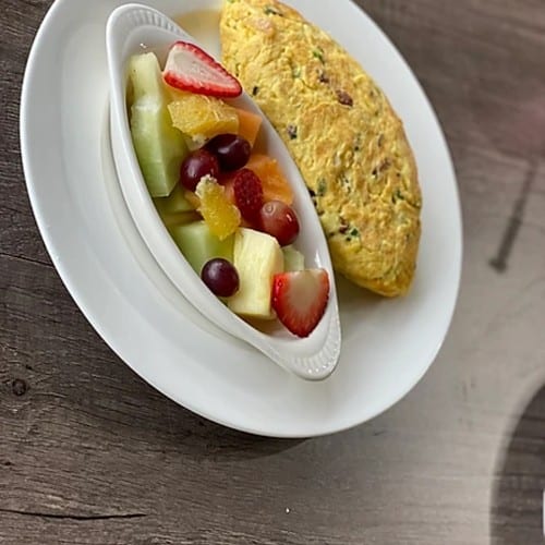 Baked Potato Omelet.