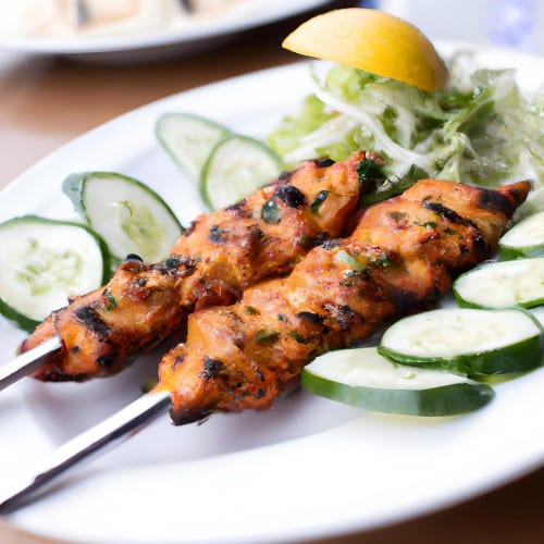 Chicken Tikka Kabob.