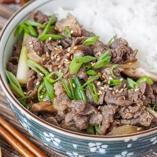 BULGOGI RICE DINNER PLATE
