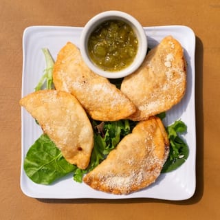 Potato Empanadas w/Green Chili Salsa (4)