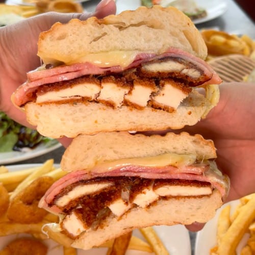 Chicken Cordon Bleu Sandwich.