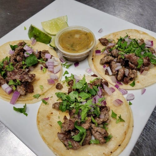 Tacos De Carne Asada.