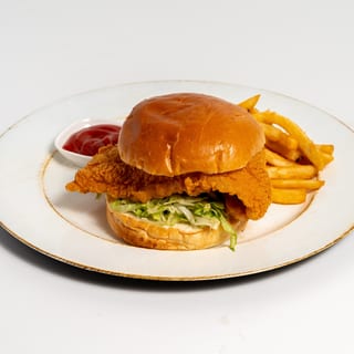 Tilapia fish sandwich