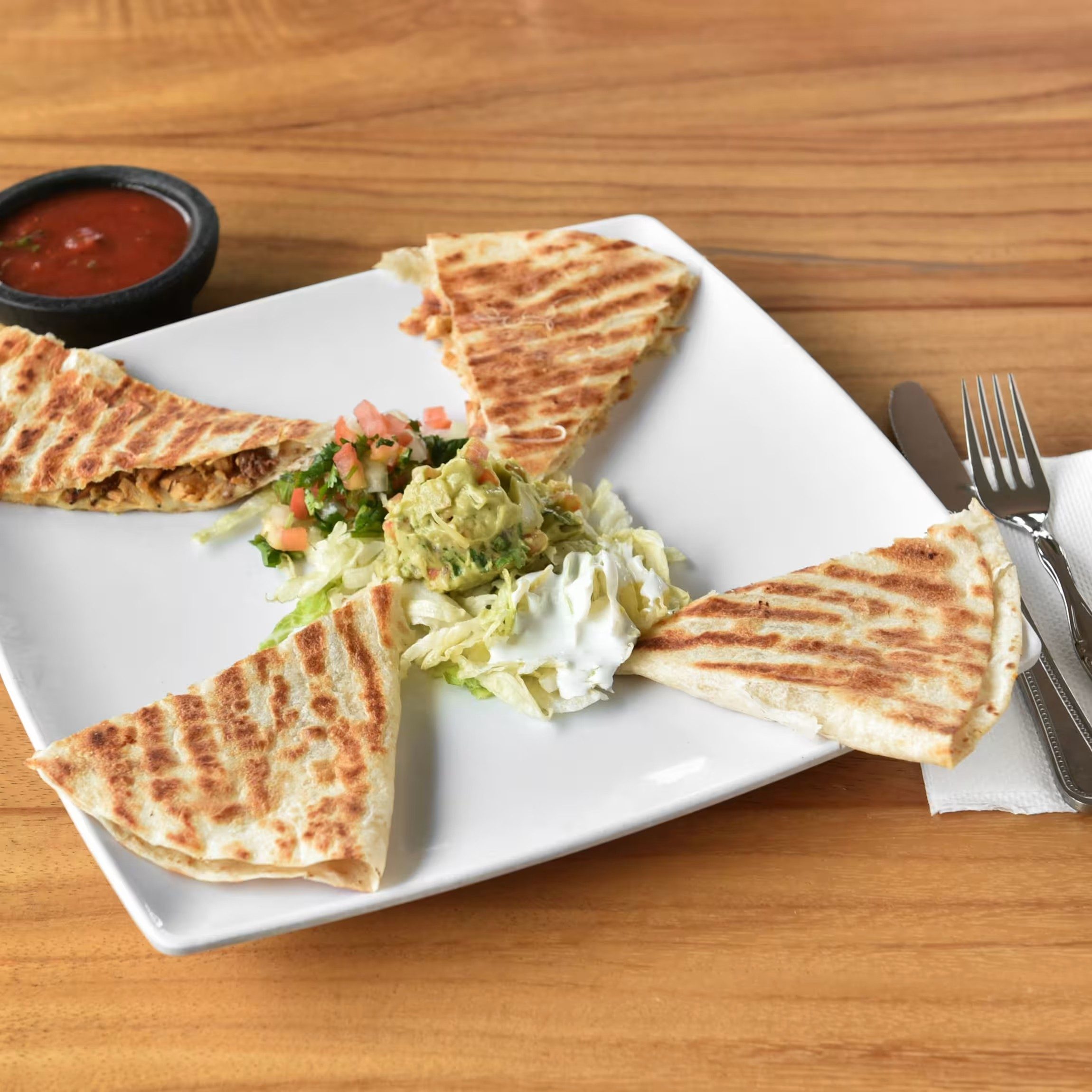 Quesadillas.