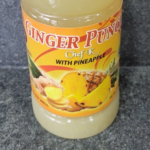 Chef K Ginger Punch with Pineapple.
