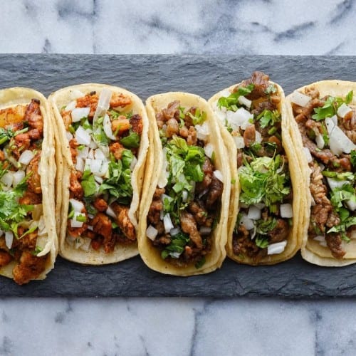 Double Corn Tortilla Taco.