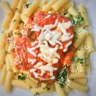 Chicken Parmesan Entrée.