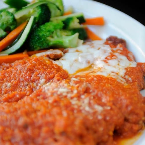 Veal Parmigiana.