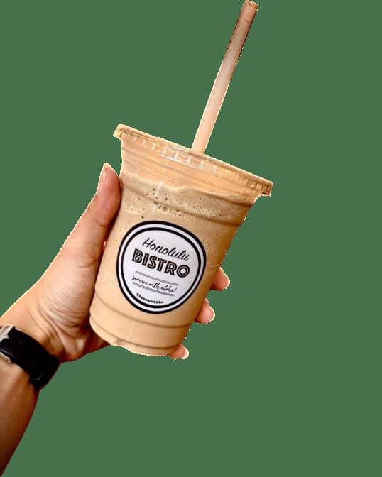 Protein Hazelnut Frappé.