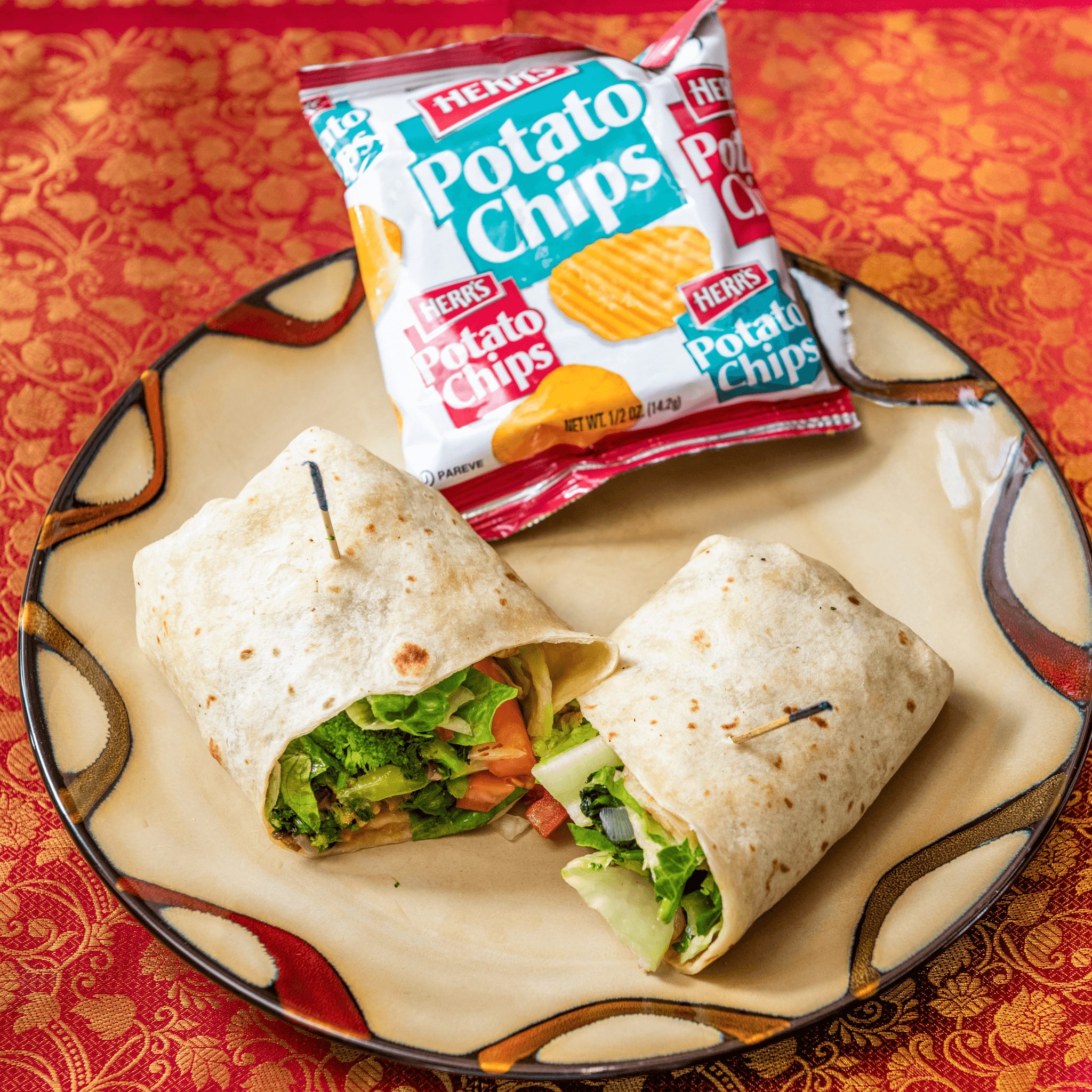 Grilled Veggie Wrap.