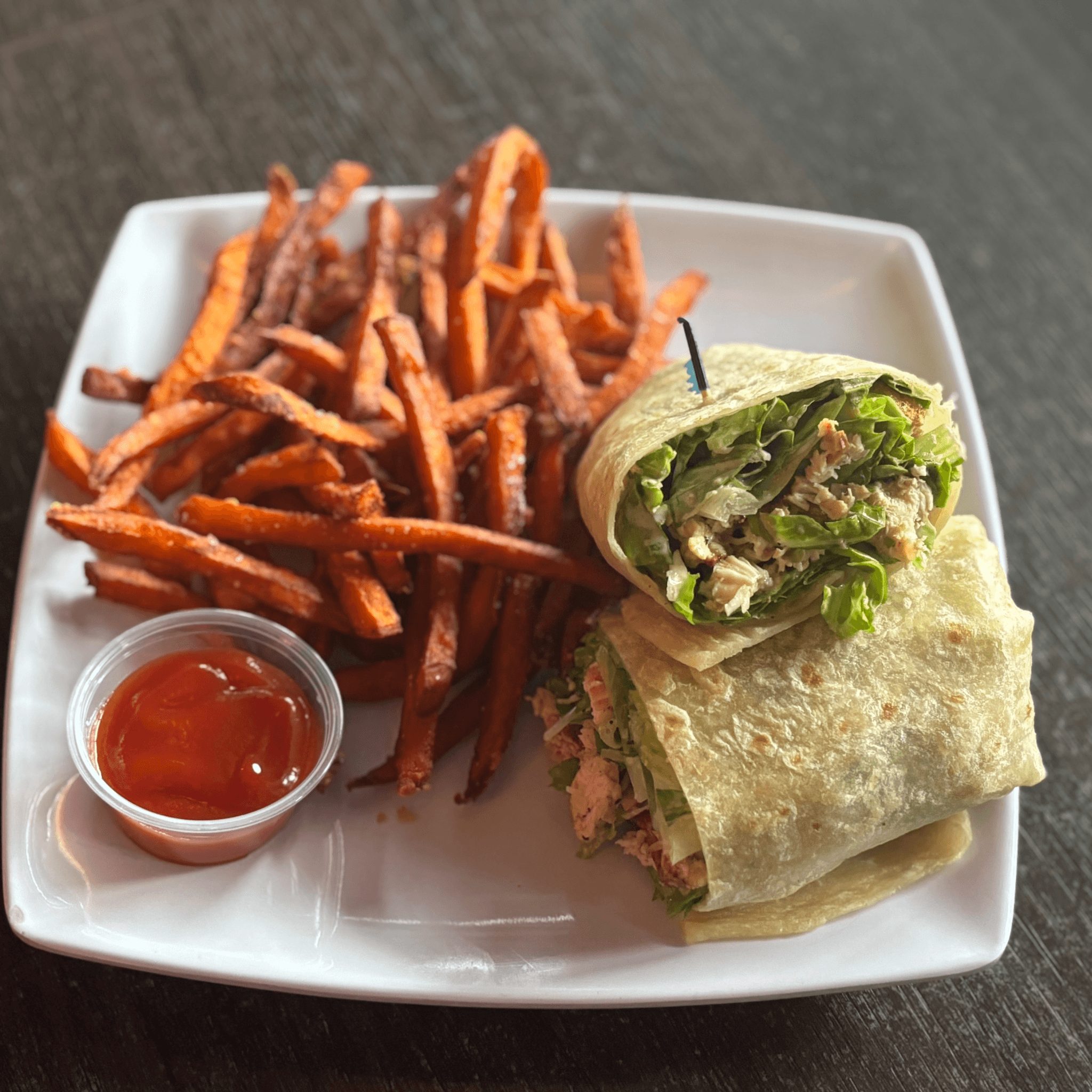 Chicken Caesar Wrap.