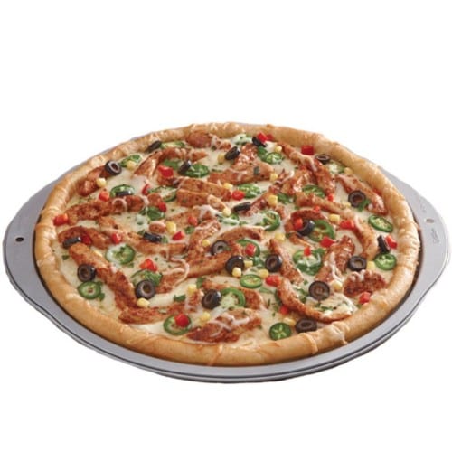 Villa's Southwest Chicken Pizza.