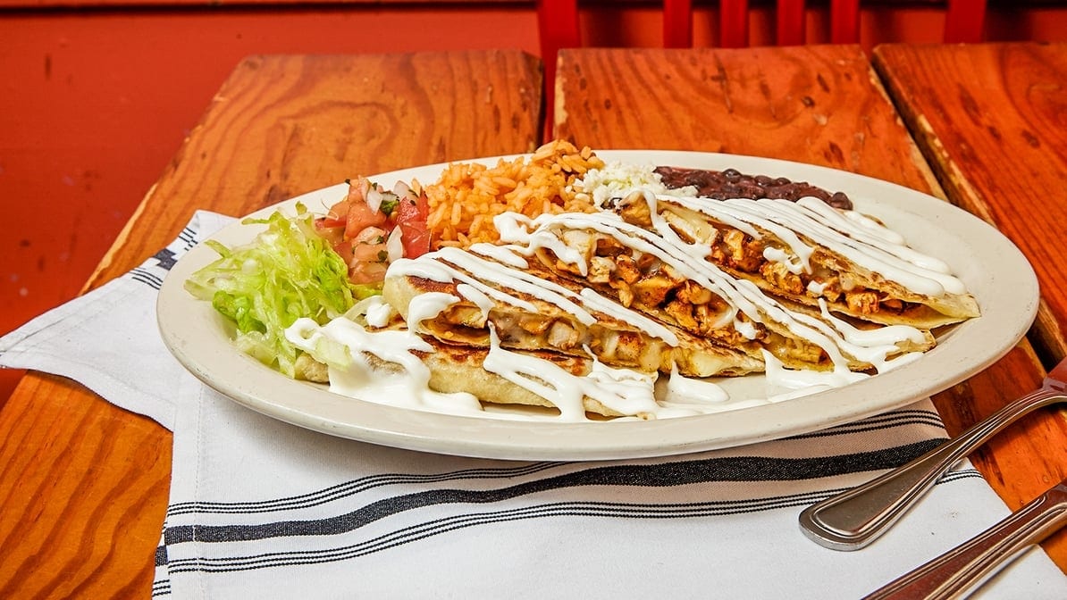 Chicken Quesadilla.