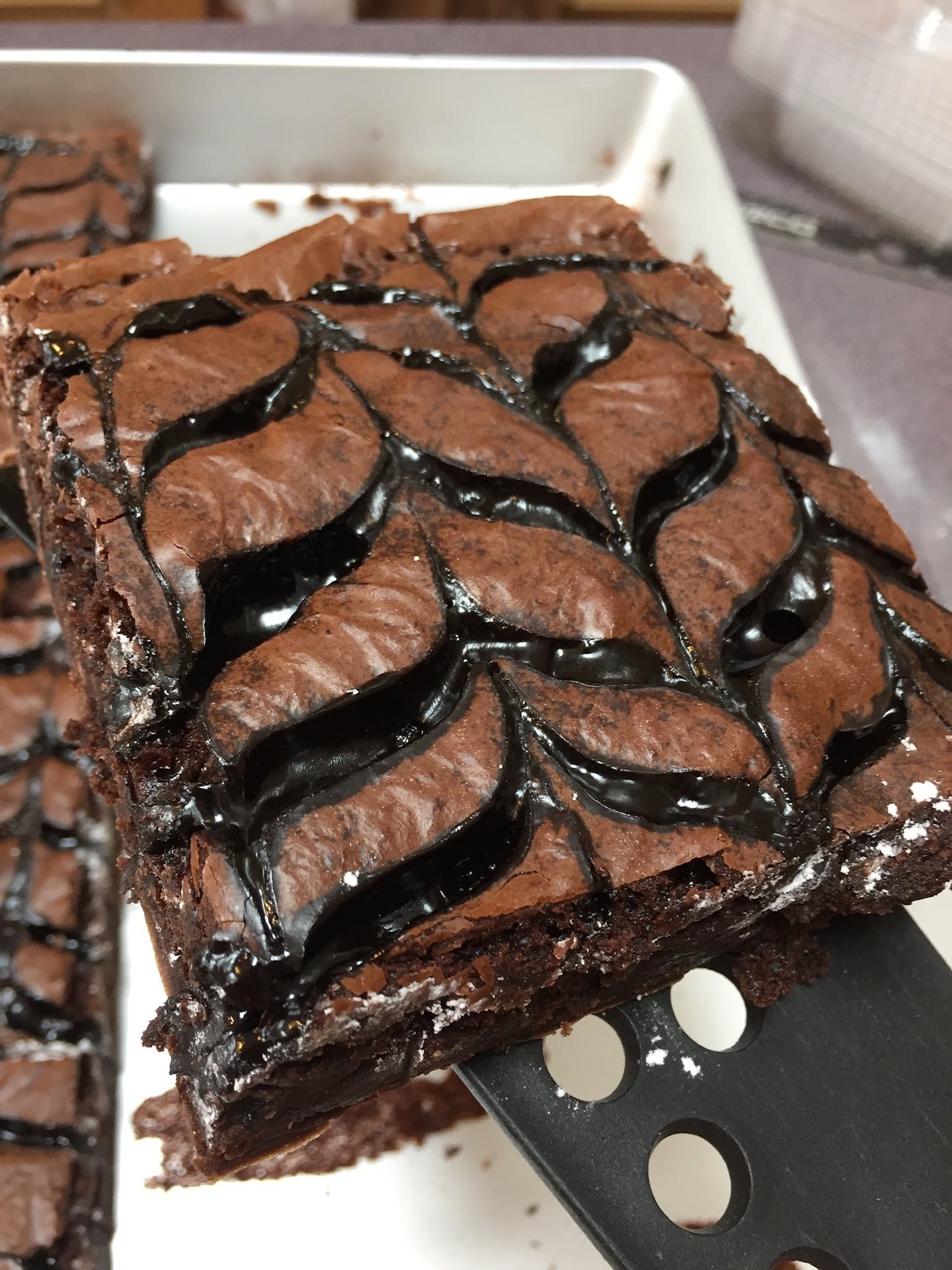 Fudge Striped Brownie.