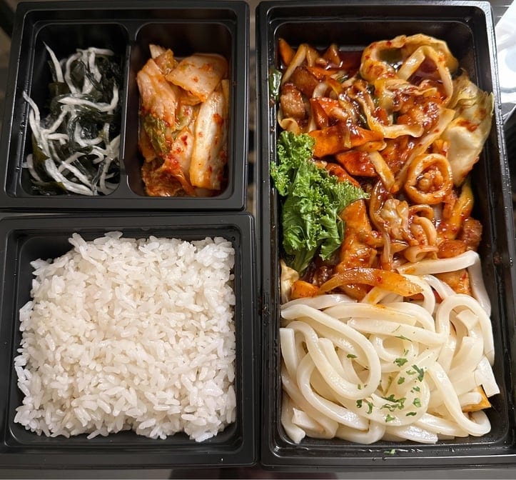 Spicy Squid & Pork Belly / Osam Bulgogi.