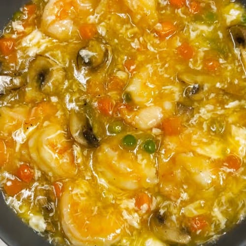 Shrimp with Lobster Sauce.